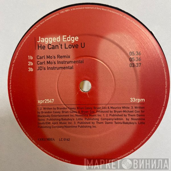 Jagged Edge  - He Can't Love You