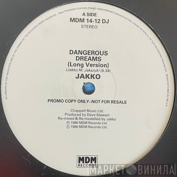 Jakko - Dangerous Dreams (Extended Re-Mix)