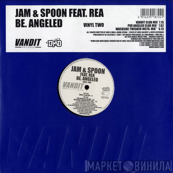 Jam & Spoon, Rea Garvey - Be. Angeled (Vinyl Two)
