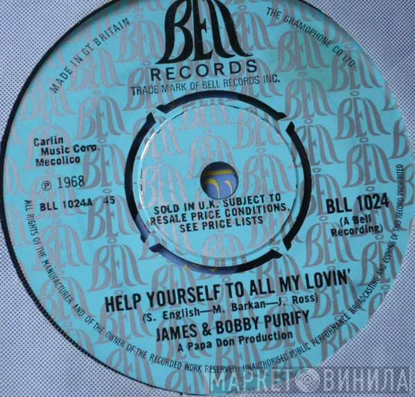 James & Bobby Purify - Help Yourself To All My Lovin'