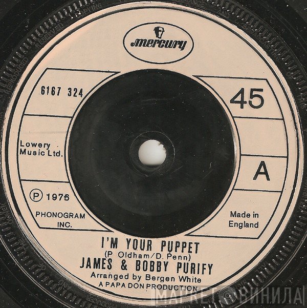 James &amp; Bobby Purify - I'm Your Puppet
