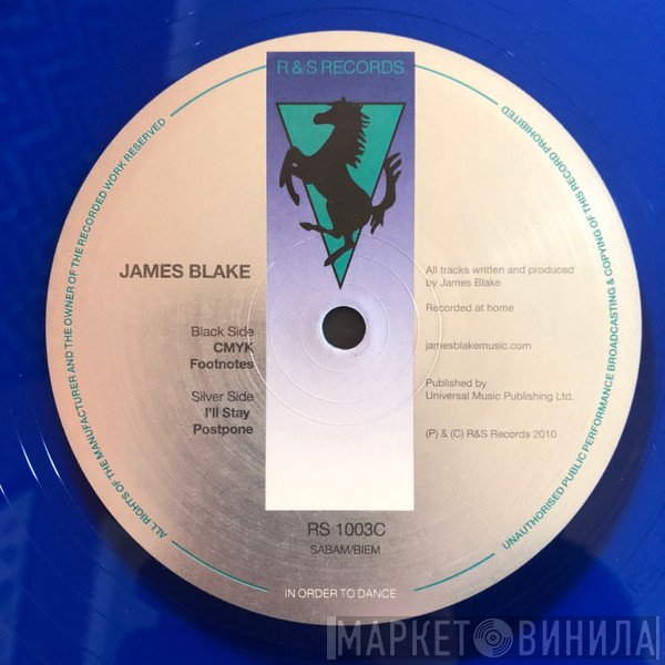James Blake  - CMYK EP