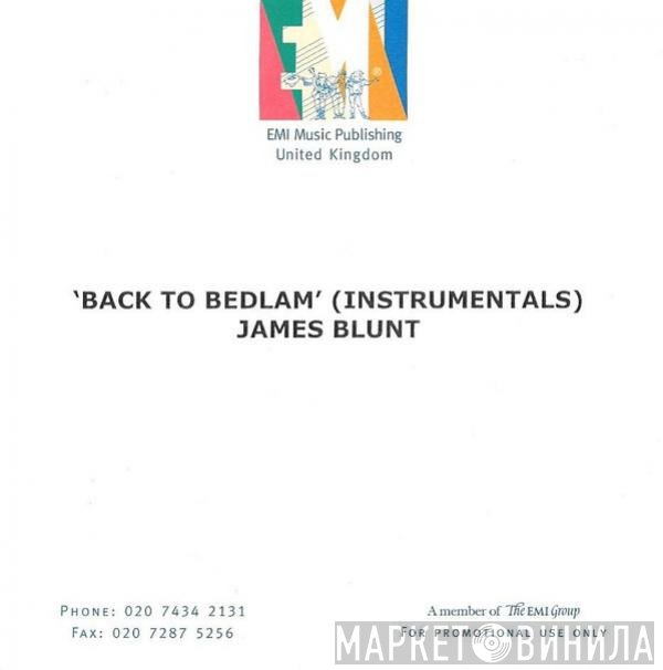 James Blunt  - Back To Bedlam Instrumentals