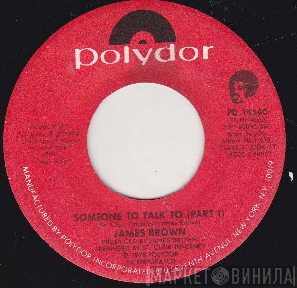 James Brown  - Someone To Talk To (Part I & II)