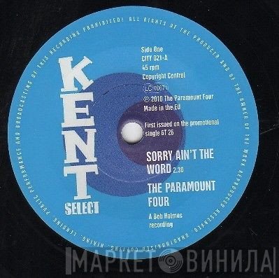 James Carpenter, The Paramount Four - Sorry Ain't The Word / (Marriage Is Only) A State Of Mind