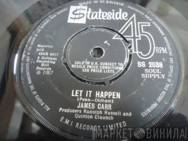 James Carr - Let It Happen / A Losing Game