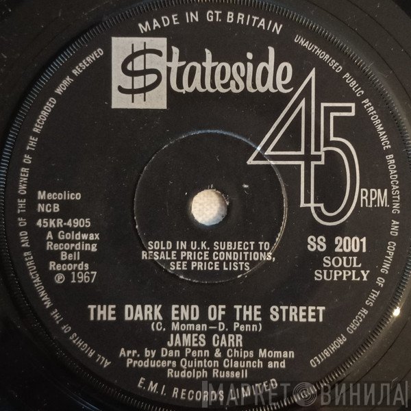 James Carr - The Dark End Of The Street