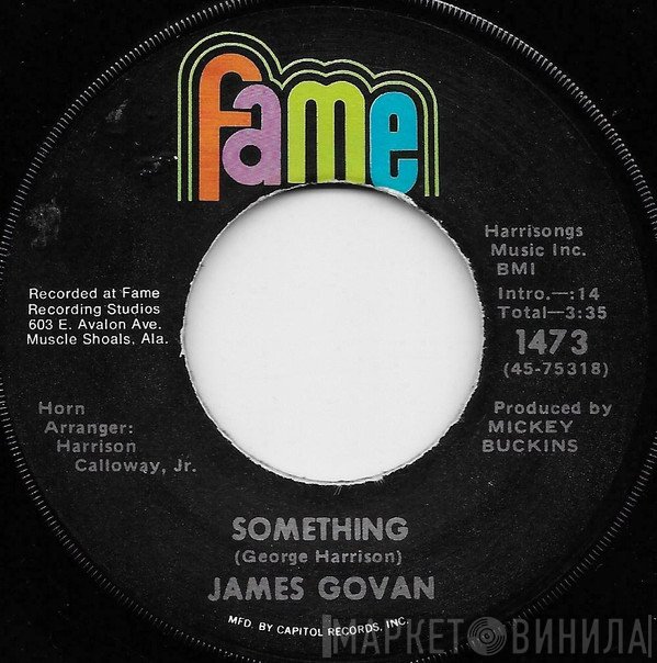 James Govan - Something / You Get A Lot To Like