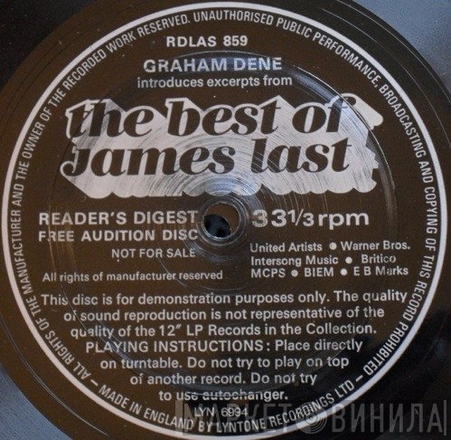 James Last, Graham Dene - The Best Of James Last