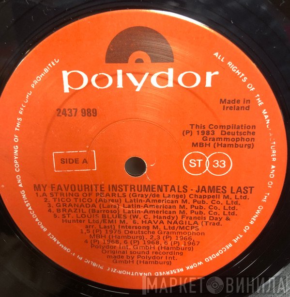 James Last  - My Favourite Instrumentals