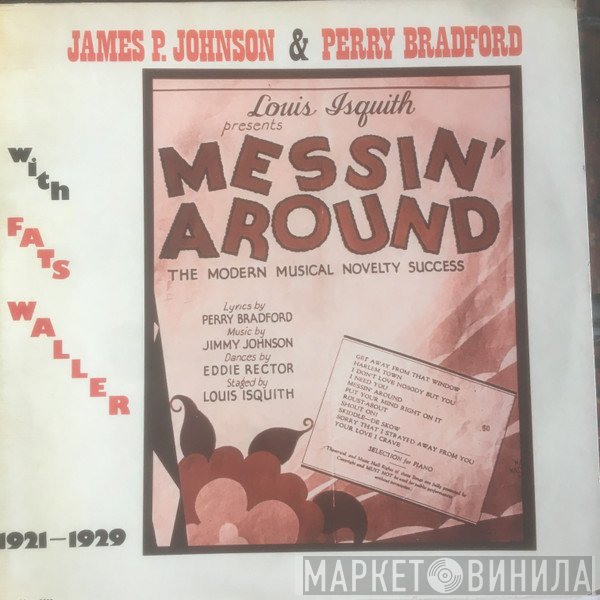 James Price Johnson, Perry Bradford, Fats Waller - 1921-1929