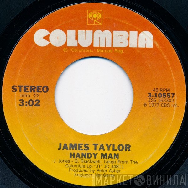 James Taylor   - Handy Man / Bartender's Blues