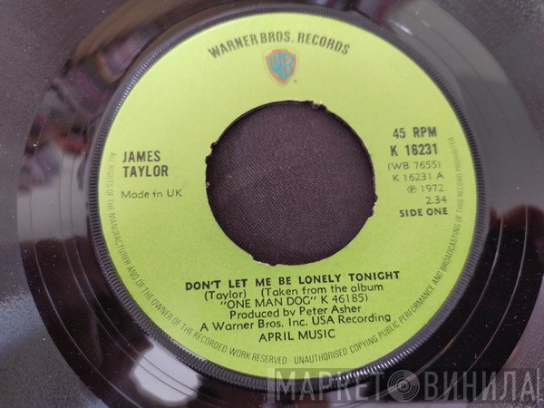 James Taylor  - Don't Let Me Be Lonely Tonight
