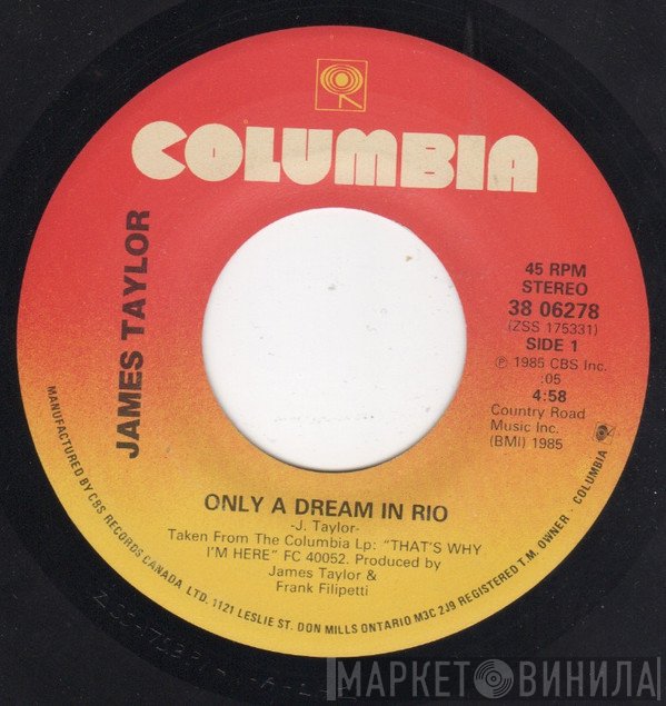 James Taylor   - Only A Dream In Rio