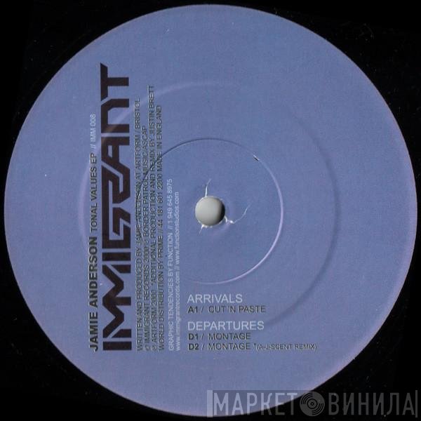 Jamie Anderson  - Tonal Values EP