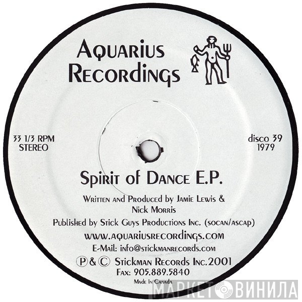 Jamie Lewis, Nick Morris - Spirit Of Dance E.P.
