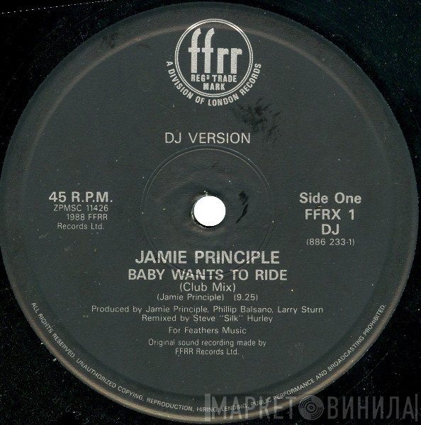 Jamie Principle  - Baby Wants To Ride