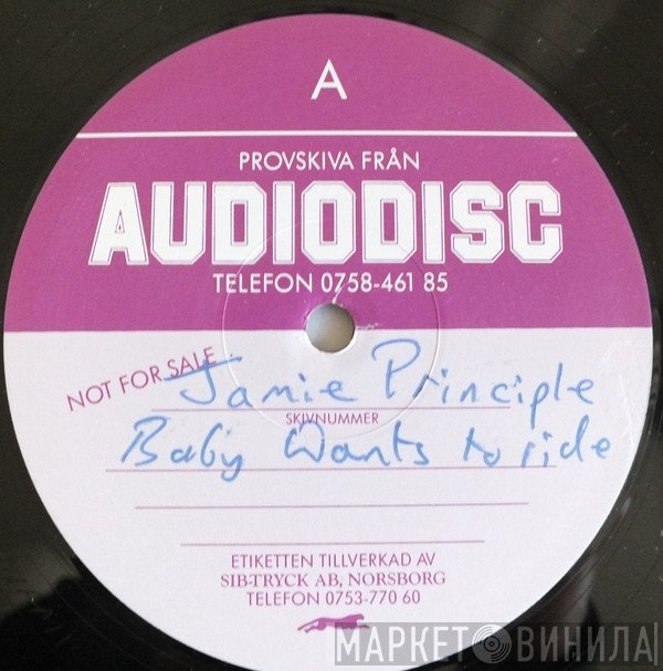 Jamie Principle  - Baby Wants To Ride