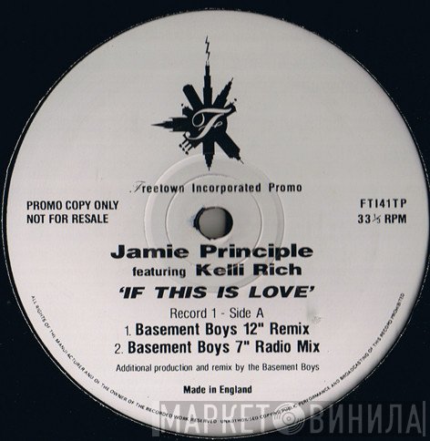 Jamie Principle, Kelli Rich - If This Is Love