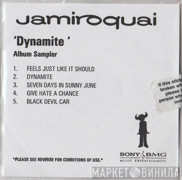 Jamiroquai  - 'Dynamite' Album Sampler