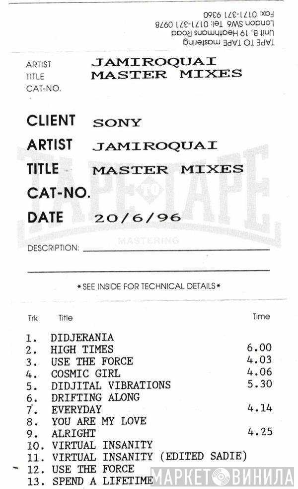 Jamiroquai  - Master Mixes