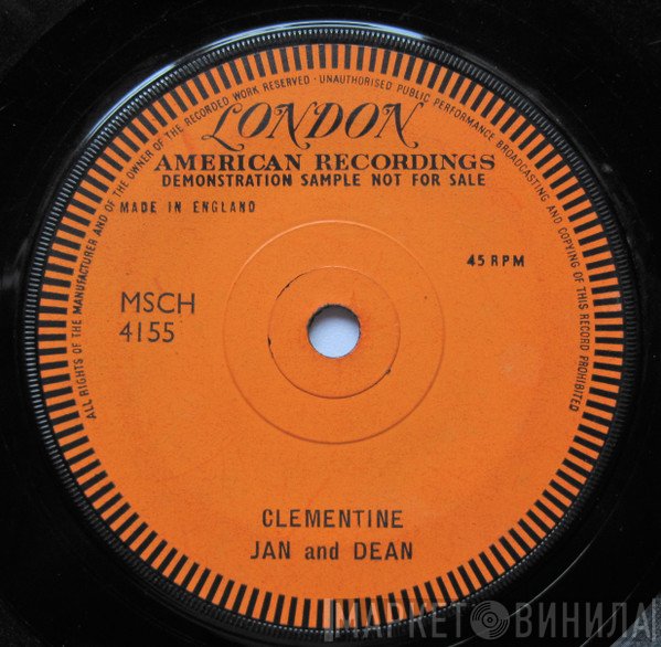 Jan & Dean, David Seville, The Chipmunks - Clementine / Alvin's Orchestra