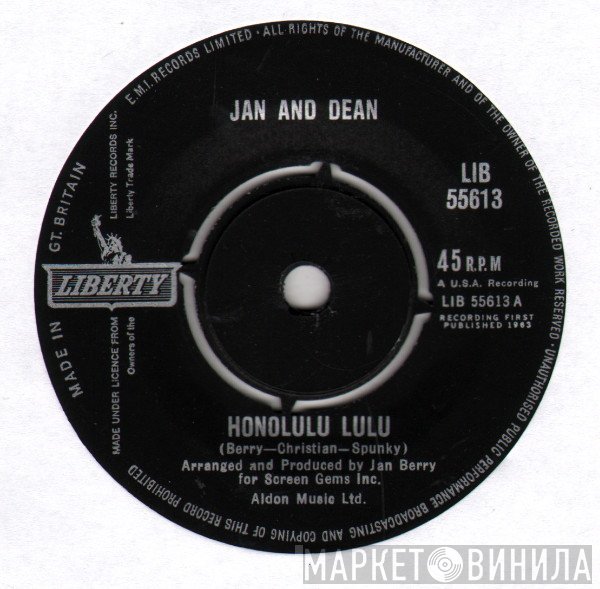 Jan & Dean - Honolulu Lulu