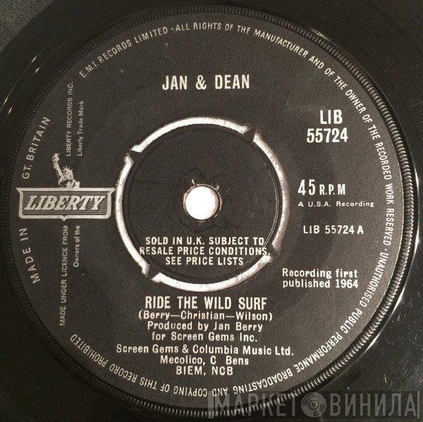 Jan & Dean - Ride The Wild Surf