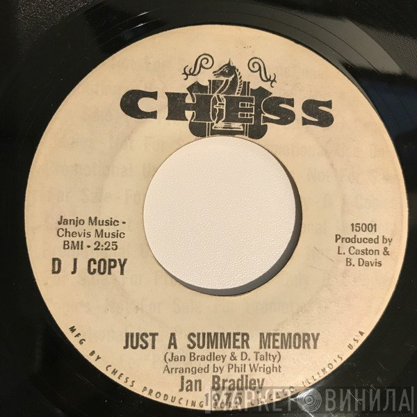 Jan Bradley - Just A Summer Memory