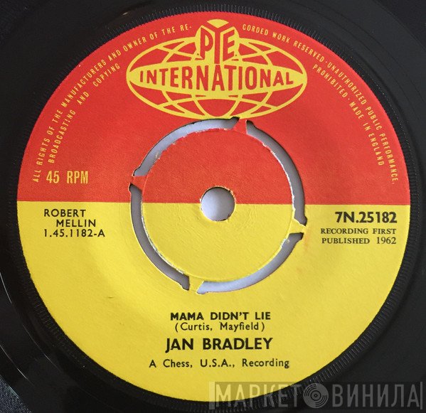 Jan Bradley - Mama Didn't Lie / Lovers Like Me