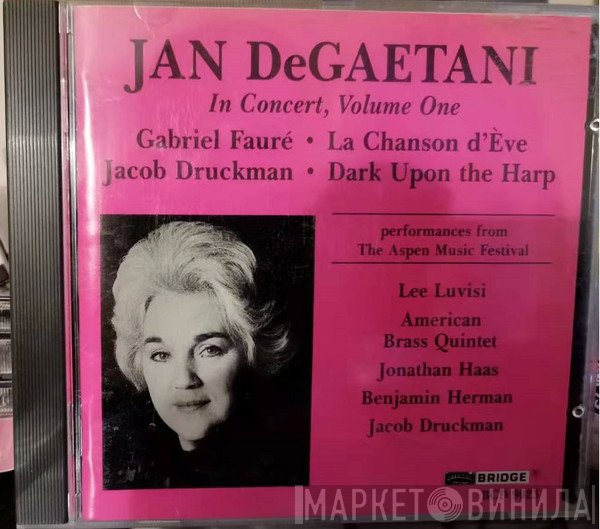 Jan DeGaetani - In Concert, Volume One