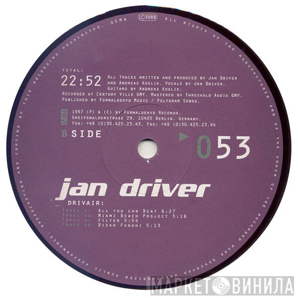 Jan Driver  - Drivair