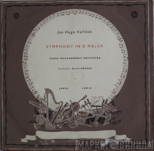Jan Václav Hugo Voříšek, The Czech Philharmonic Orchestra , Conductor: Karel Ančerl  - Symphony In D Major