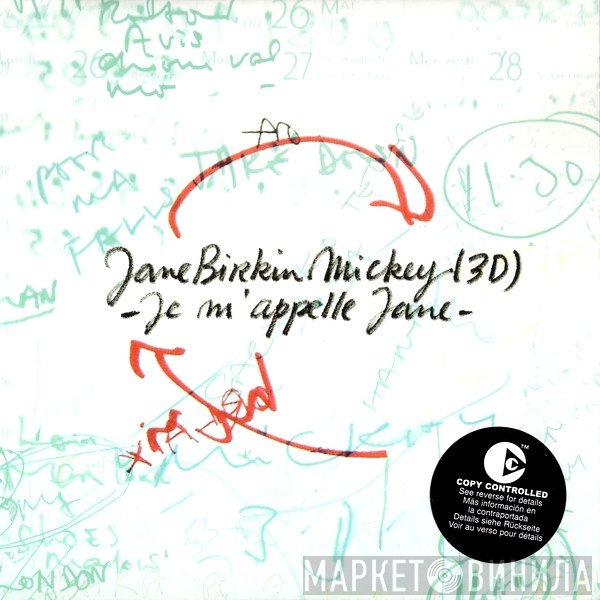 Jane Birkin En Duo Avec Mickey 3D  - Je M'appelle Jane