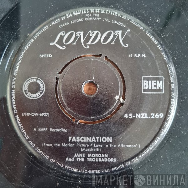 Jane Morgan And The Troubadors  - Fascination
