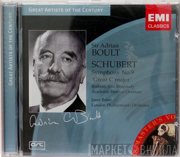 Janet Baker, Franz Schubert, Johannes Brahms, Sir Adrian Boult - Symphony No.9 'Great C Major' / Alto Rhapsody / Academic Festival Overture