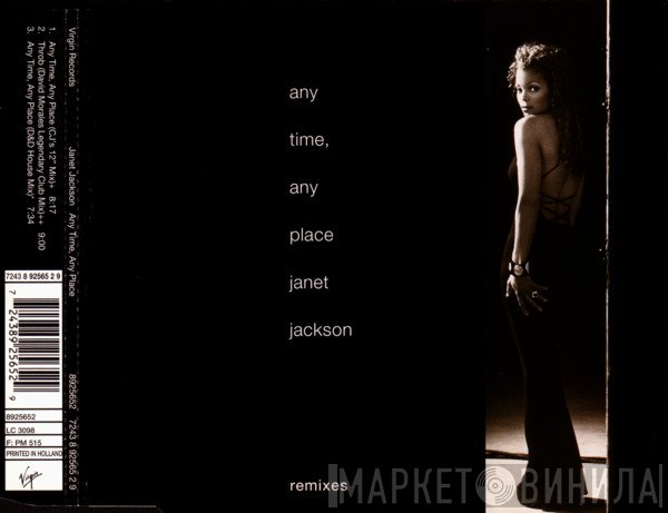 Janet Jackson  - Any Time, Any Place (Remixes)