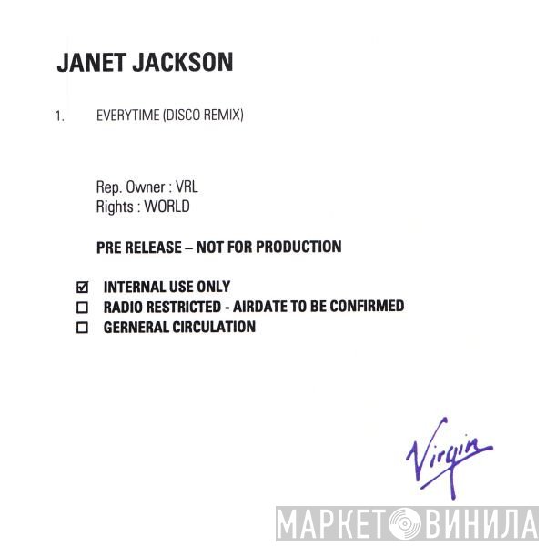 Janet Jackson  - Everytime