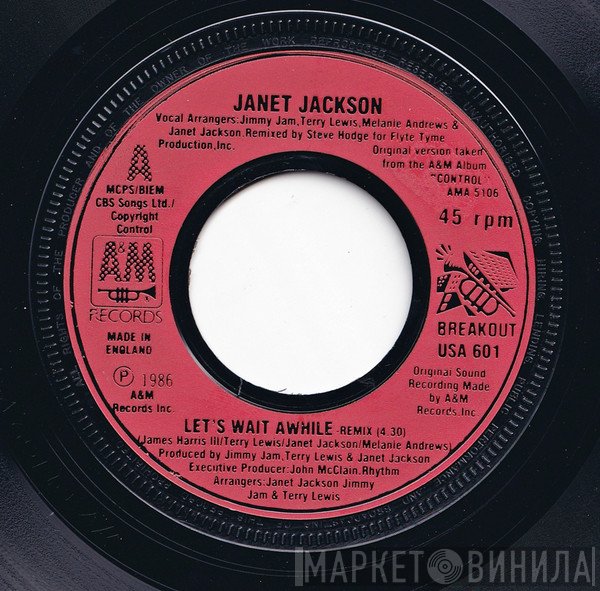 Janet Jackson  - Let's Wait Awhile
