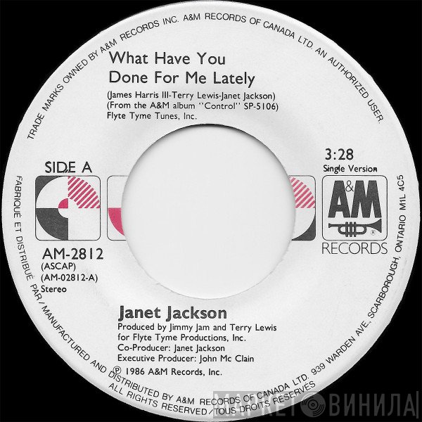Janet Jackson - What Have You Done For Me Lately