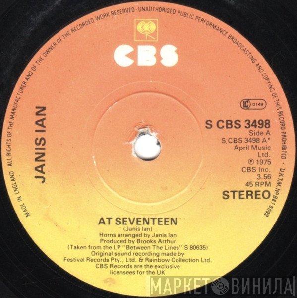 Janis Ian - At Seventeen