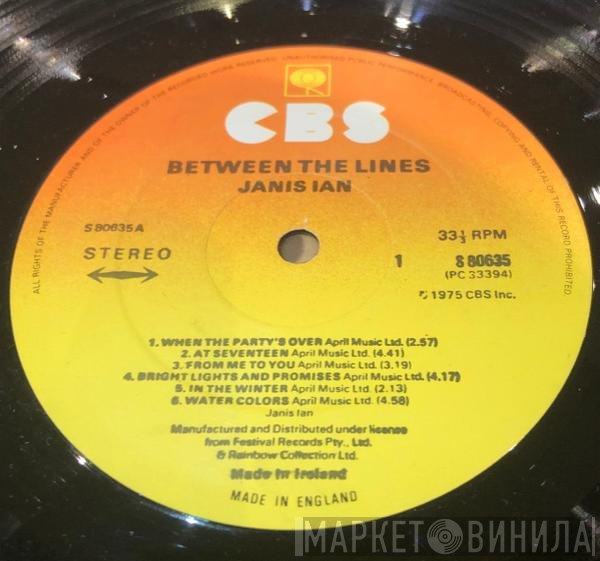 Janis Ian  - Between The Lines