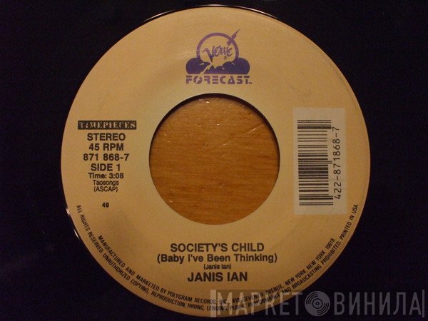 Janis Ian - Society's Child (Baby I've Been Thinking) / Younger Generation Blues