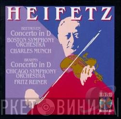 Jascha Heifetz - Beethoven Concerto in D; Brahms Concerto in D