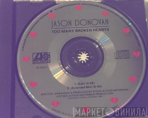 Jason Donovan - Too Many Broken Hearts