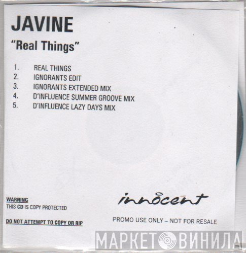 Javine  - Real Things