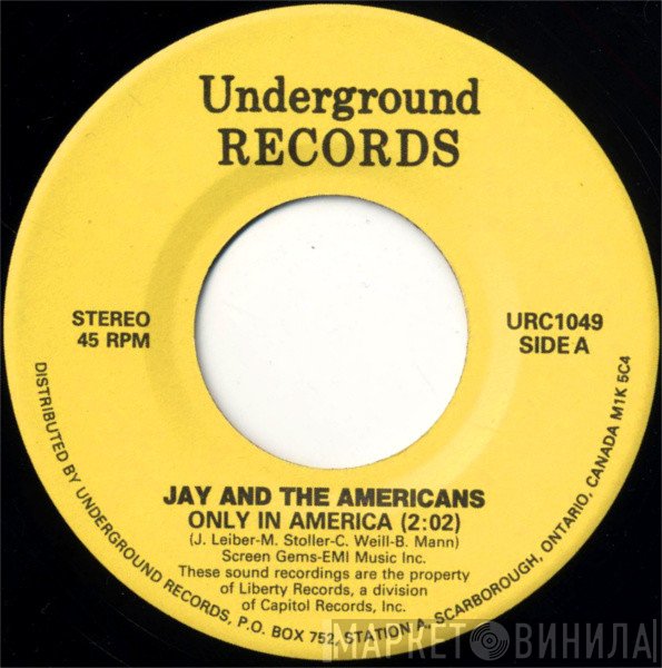 Jay & The Americans  - Only In America / Some Enchanted Evening
