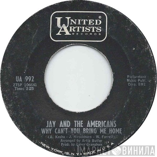 Jay & The Americans - Why Can't You Bring Me Home 
