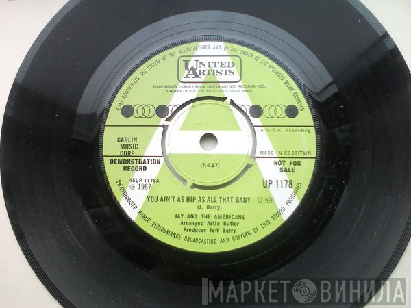 Jay & The Americans - You Ain't As Hip As All That Baby