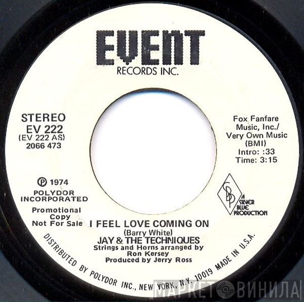 Jay & The Techniques - I Feel Love Coming On